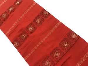 リサイクル　横段に華文織出し名古屋帯